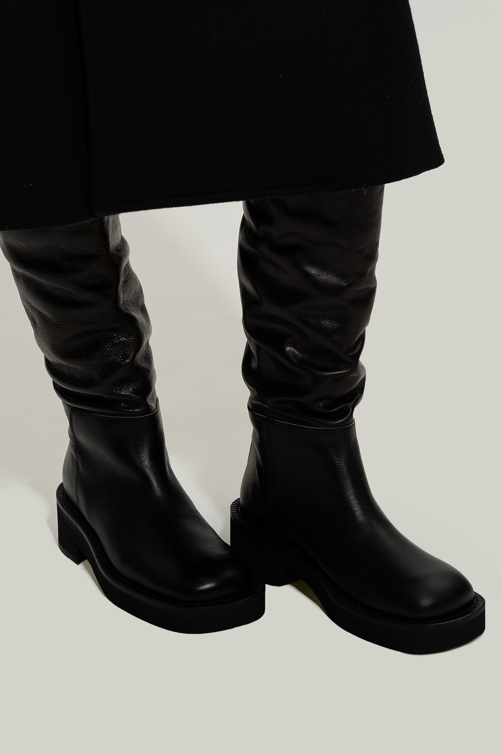 Maison margiela hotsell leather boots